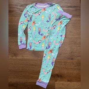Little Sleepies Mermaid Magic PJ set 5/6 VGUC